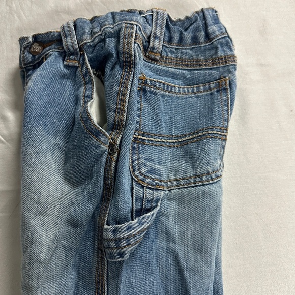 1989 Place - Classic Blue Kids Straight cut carpenter style Denim Pants - Picture 4 of 6